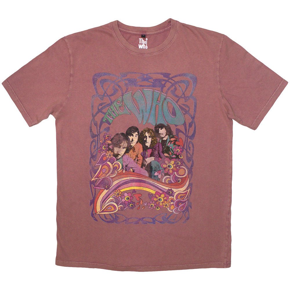 THE WHO ザ・フー (映画公開記念 ) - Psych Floral / Stone Wash / Tシャツ / メンズ - PGS